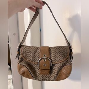 Vintage Coach hobo style purse